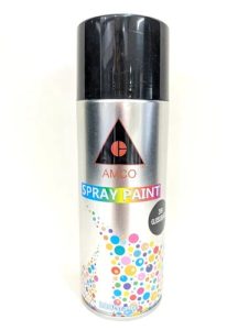 Amecol Spray Paint Gloss black , 380 gram-image